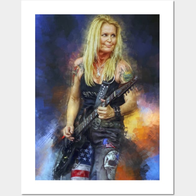 Lita Ford Wall Art by IconsPopArt